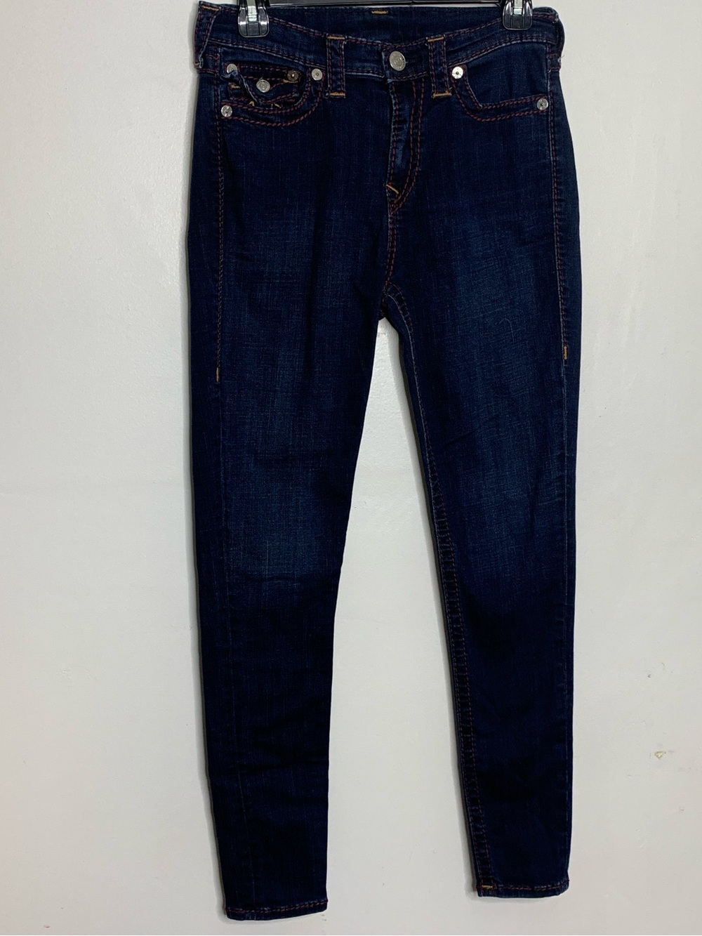Y2K True Religion Dark Wash Skinny zJean size 27 streetwear